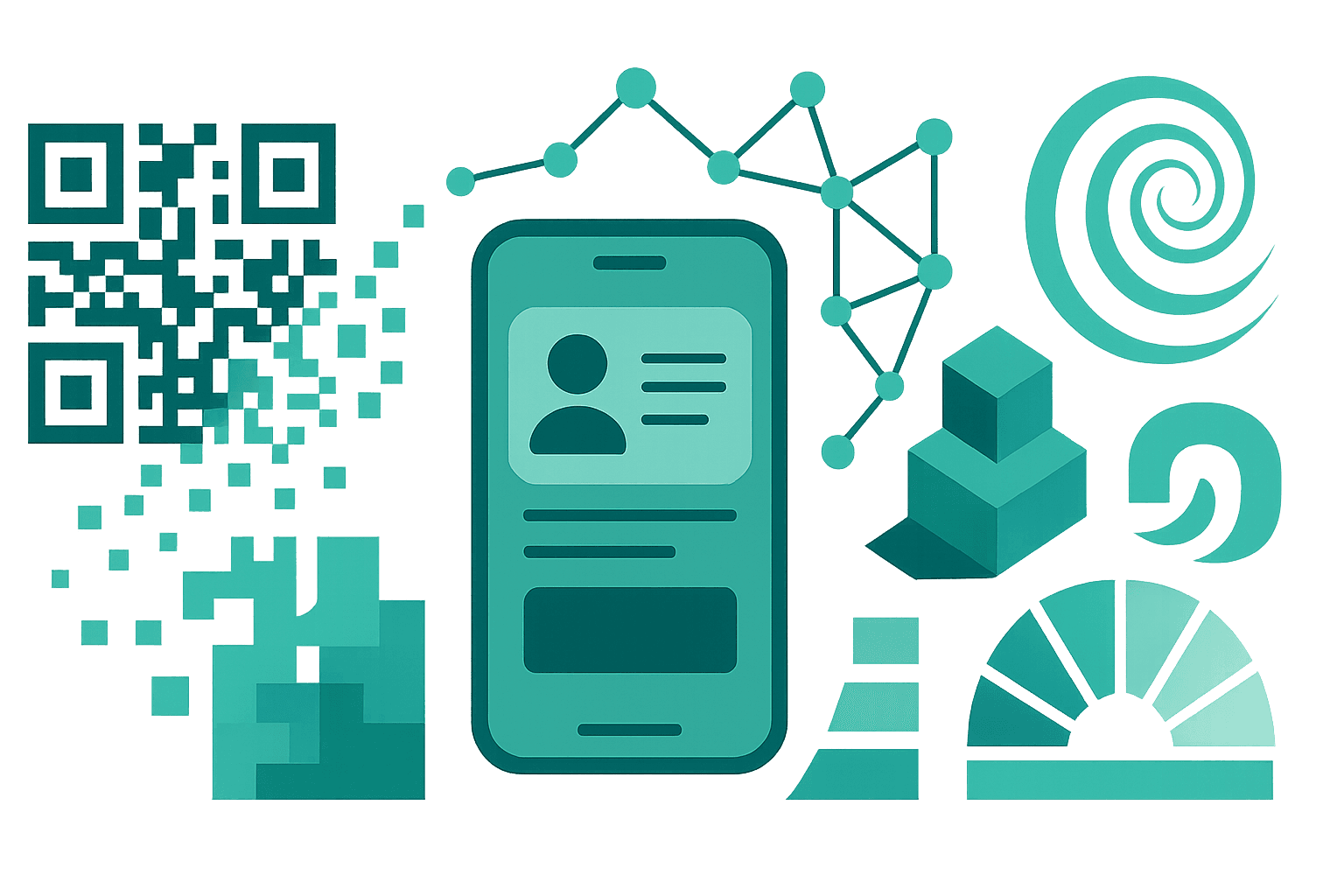 Abstract spiral representing our journey